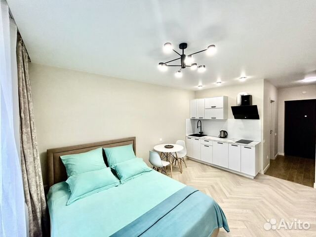

Квартира-студия, 33 м², 2 кровати