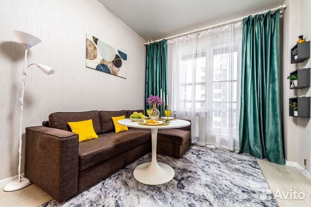 

1-к. квартира, 42 м², 2 кровати