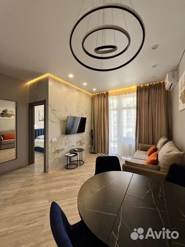 

2-к. квартира, 45 м², 2 кровати
