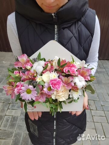 Цветы в конверте