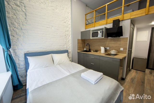 

Квартира-студия, 20 м², 2 кровати