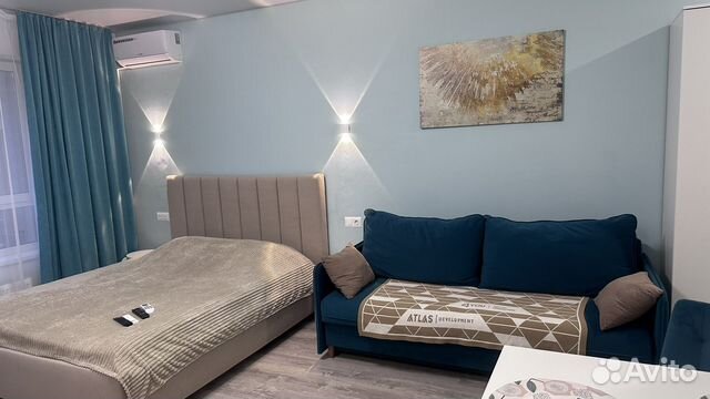 

Квартира-студия, 30 м², 2 кровати