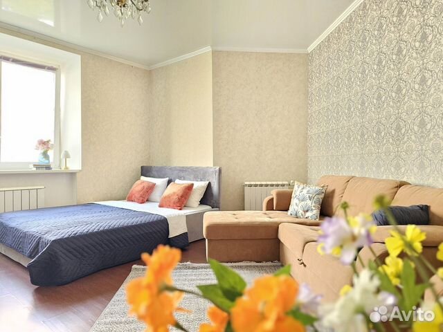

1-к. квартира, 45 м², 2 кровати