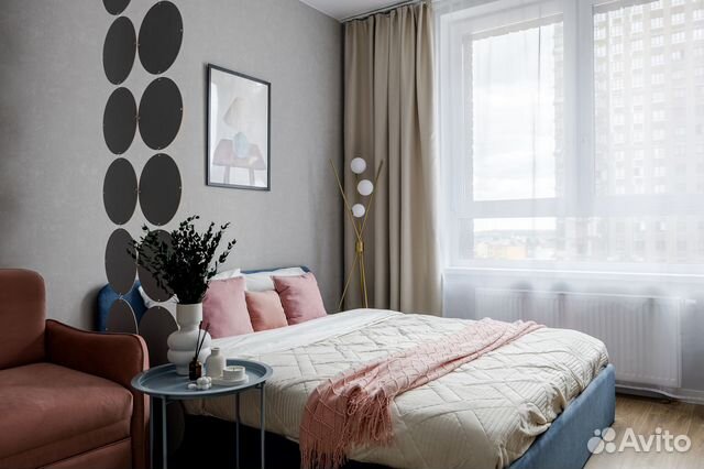 

Квартира-студия, 25 м², 2 кровати