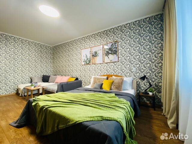 

1-к. квартира, 38 м², 2 кровати