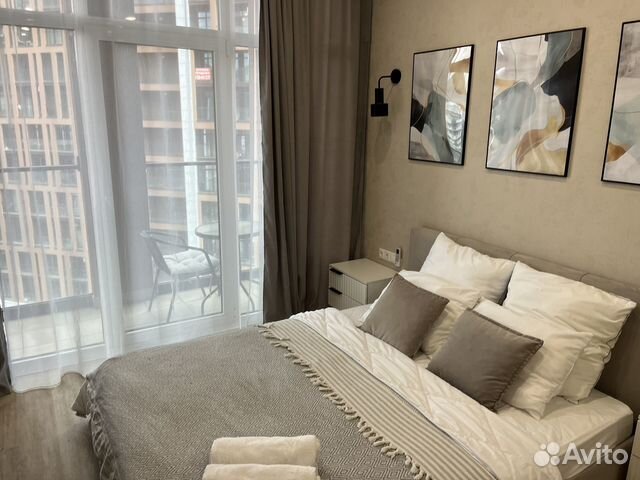

Квартира-студия, 32 м², 2 кровати