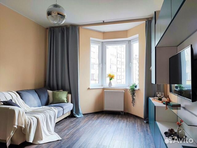 

Квартира-студия, 39 м², 2 кровати