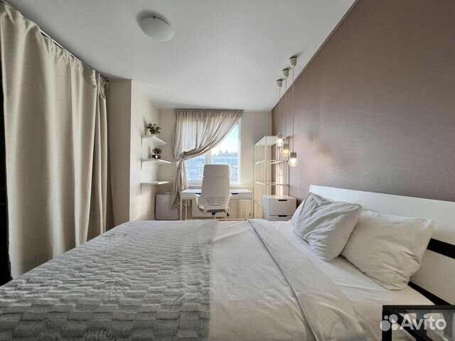 

1-к. квартира, 42 м², 2 кровати