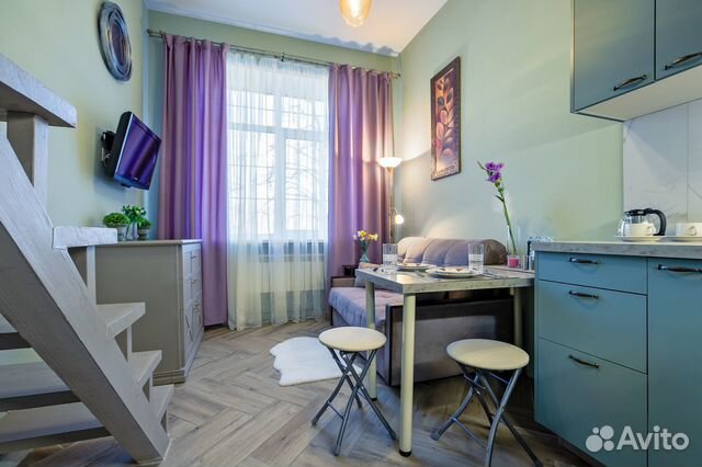 

Квартира-студия, 22 м², 2 кровати