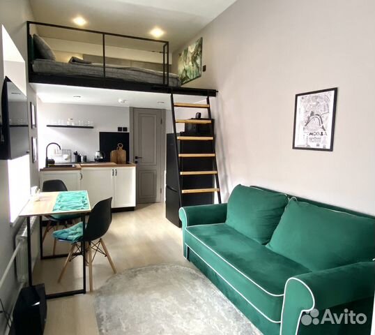 

Квартира-студия, 20 м², 2 кровати