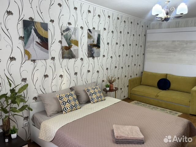 

1-к. квартира, 44 м², 2 кровати