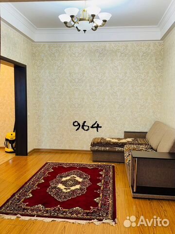 

1-к. квартира, 52 м², 2 кровати