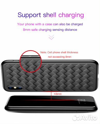 Бесконтактный Power Bank 10000mA Qi 2в1 Baseus Бесконтактный Power Bank 10000mA Qi 2в1 Baseus