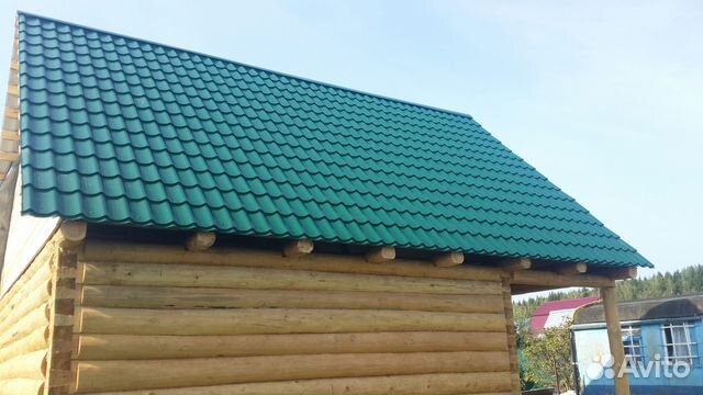 Дачный домик из сруба 5*6 с террасой 2*6 Дачный домик из сруба 5*6 с террасой 2*6