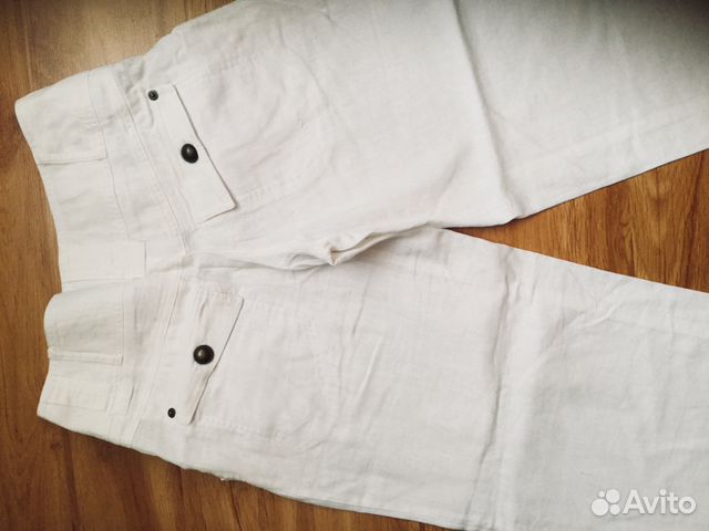 Новые льняные женские брюки 44-46 размер Новые льняные женские брюки 44-46 размер