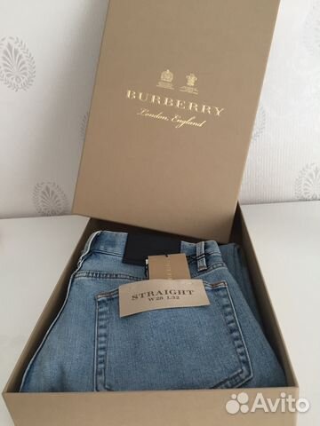 Джинсы новые Burberry 28/32