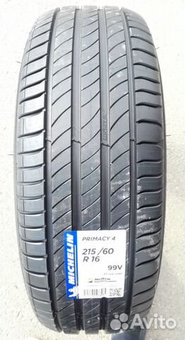 Новые Michelin Primacy 4 TBL 215/60 R16 99 V