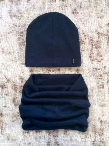 Новый зимний комплект шапка и снуд