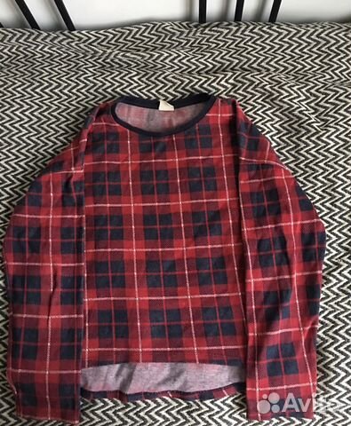 Кофта в клетку, красная Zara (Зара) Кофта в клетку, красная Zara (Зара)
