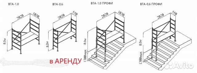 Подмости и Помосты малярные, в аренду