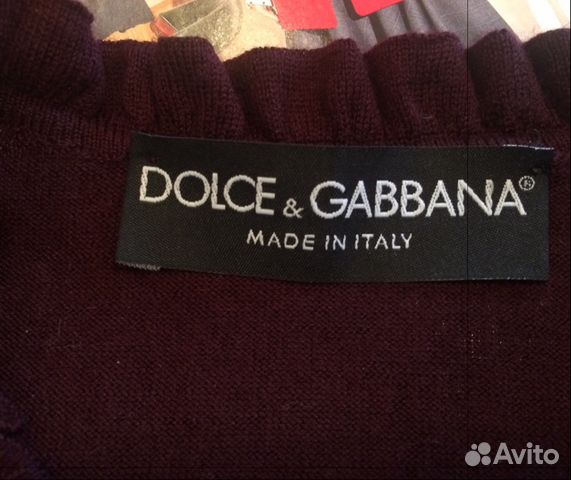 Бордовый джемпер женский Dolce Gabbana (оригинал)
