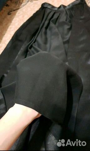 Чёрная юбка в пол