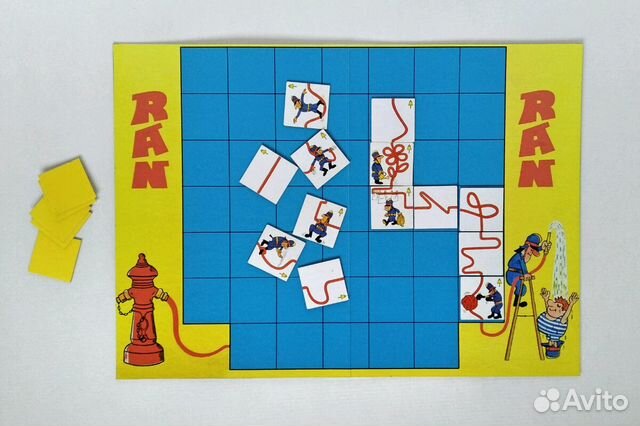 Rаn. Пожарные или Шланги. Настольная игра из 80-х