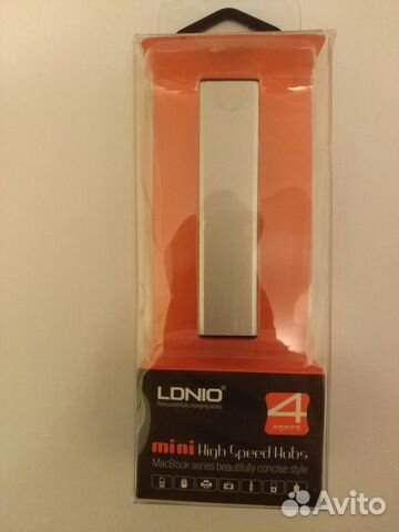 Хаб USB 2.0 hub, 4 порта
