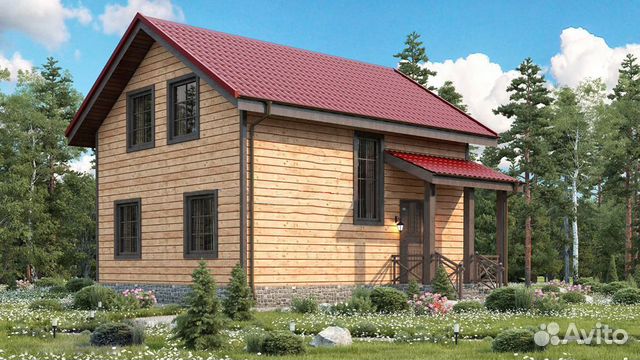 Дом из бруса 110 м2 под ключ. Без предоплаты Дом из бруса 110 м2 под ключ. Без предоплаты