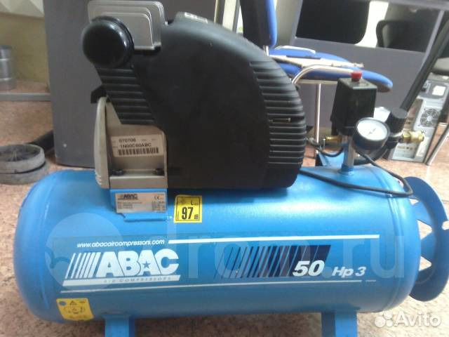 Компрессор Abac 50л пpoкaт Компрессор Abac 50л пpoкaт