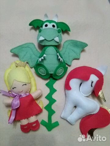 Игрушки ручной работы из фетра