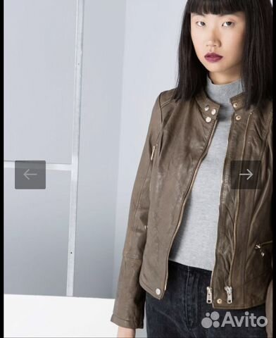 Куртка кожаная оригинал Bershka Куртка кожаная оригинал Bershka