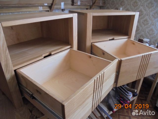 Тумбочки прикроватные дуб