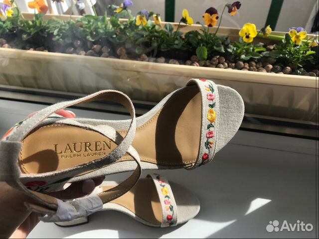 Новые босоножки Ralph Lauren, оригинал, размер 6 Новые босоножки Ralph Lauren, оригинал, размер 6