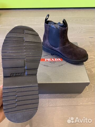 Новые полуботиночки prada(оригинал) -28 р.(18.7 см Новые полуботиночки prada(оригинал) -28 р.(18.7 см