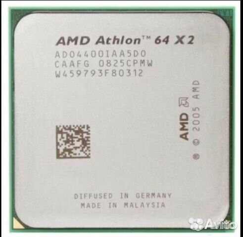 Процессор AMD athlon 64x2 4400 + боксовый кулер