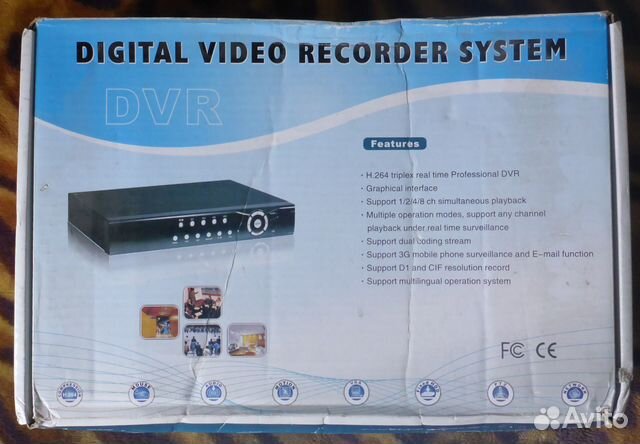 DVR видеорегистратор на 8 камер