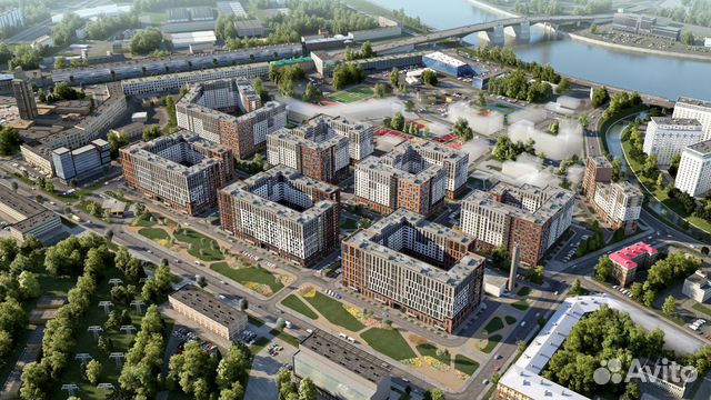 2-к квартира, 51.4 м², 14/14 эт. 2-к квартира, 51.4 м², 14/14 эт.