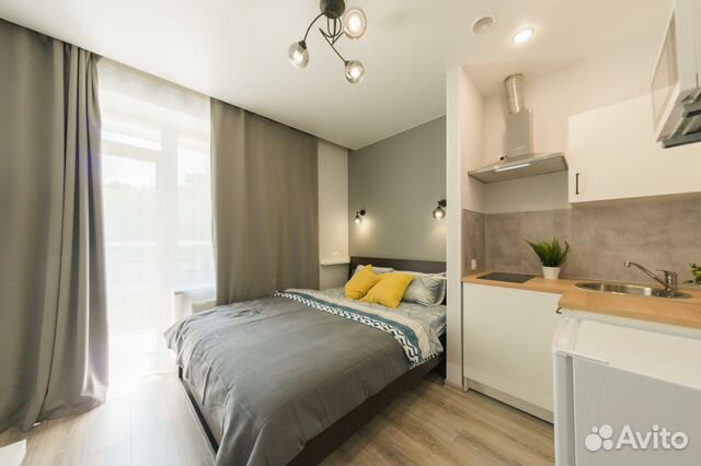 

Квартира-студия, 15 м², 1 кровать