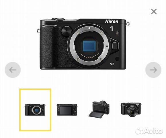 Камера Nikon 1 V3 (без объектива) черный