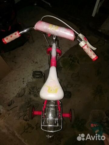 Велосипед для девочки до 3-4 лет