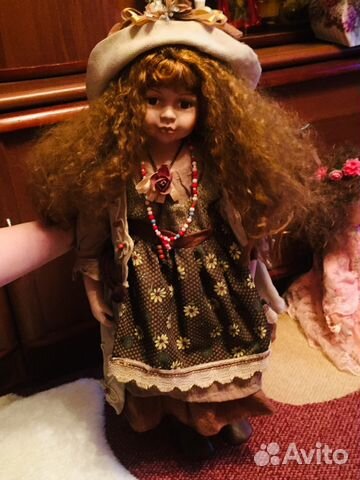 Кукла фарфоровая дизайнерская
