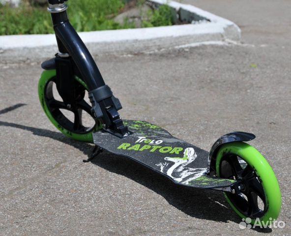 Самокат Trolo Raptor 230 с амортизатором Самокат Trolo Raptor 230 с амортизатором