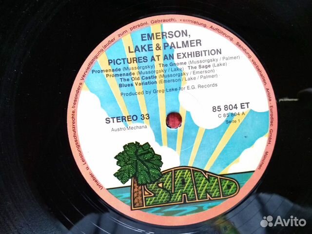 Emerson, Lake & Palmer Pictures AT An Exhibition