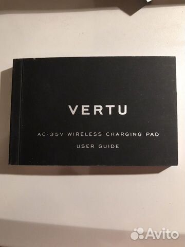 Vertu. Инструкция user guide для беспроводной заря Vertu. Инструкция user guide для беспроводной заря