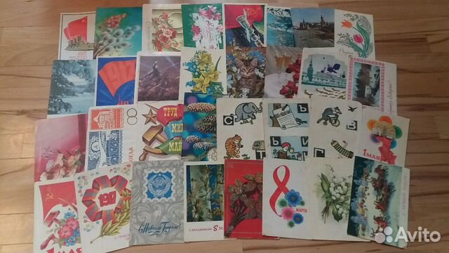 163 открытки СССР