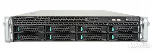 Сервер Intel 2x E5-2450 (2 х 8 ядер) / 64Gb / 2U