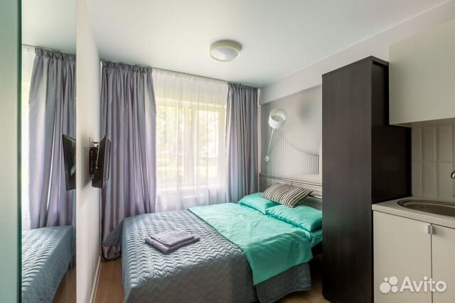 

Квартира-студия, 11 м², 1 кровать