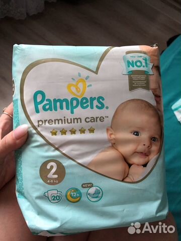 Памперсы Pampers premium care 20 шт (2 номер) 4-8