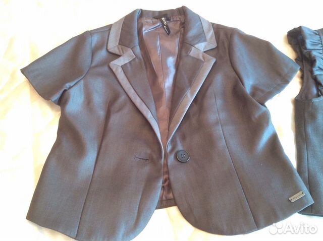 Жакет и жилет для школьной формы, новый Жакет и жилет для школьной формы, новый